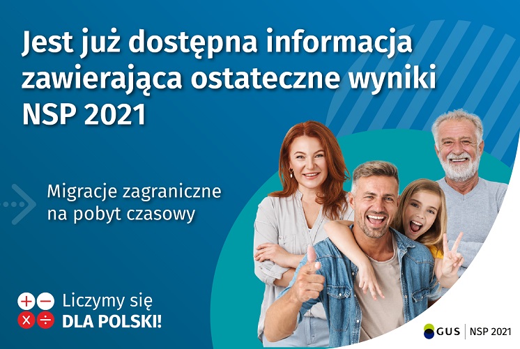 Opublikowaliśmy informację sygnalną „Migracje zagraniczne na pobyt czasowy – wyniki NSP 2021”